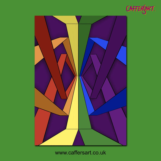 LGBTQ Rainbow road art print