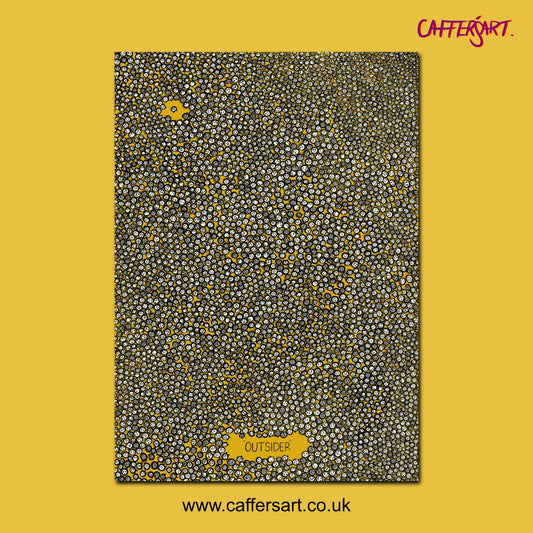 LGBTQ art print titled "OUTSIDER" featuring whimsical rebellion