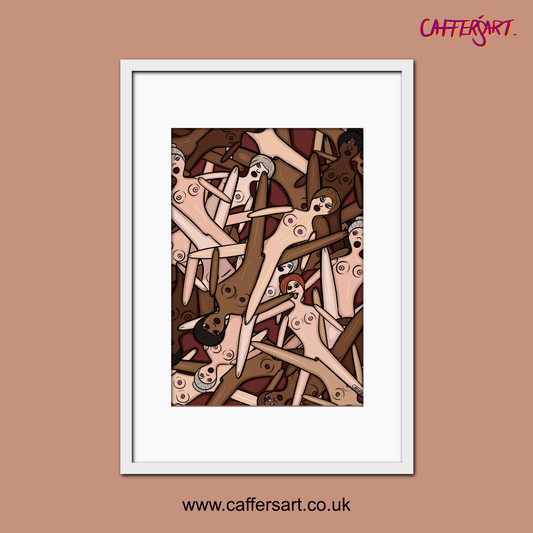 Scissor Sisters art print – diverse queer women illustration