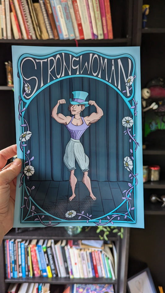 Strongwoman art print