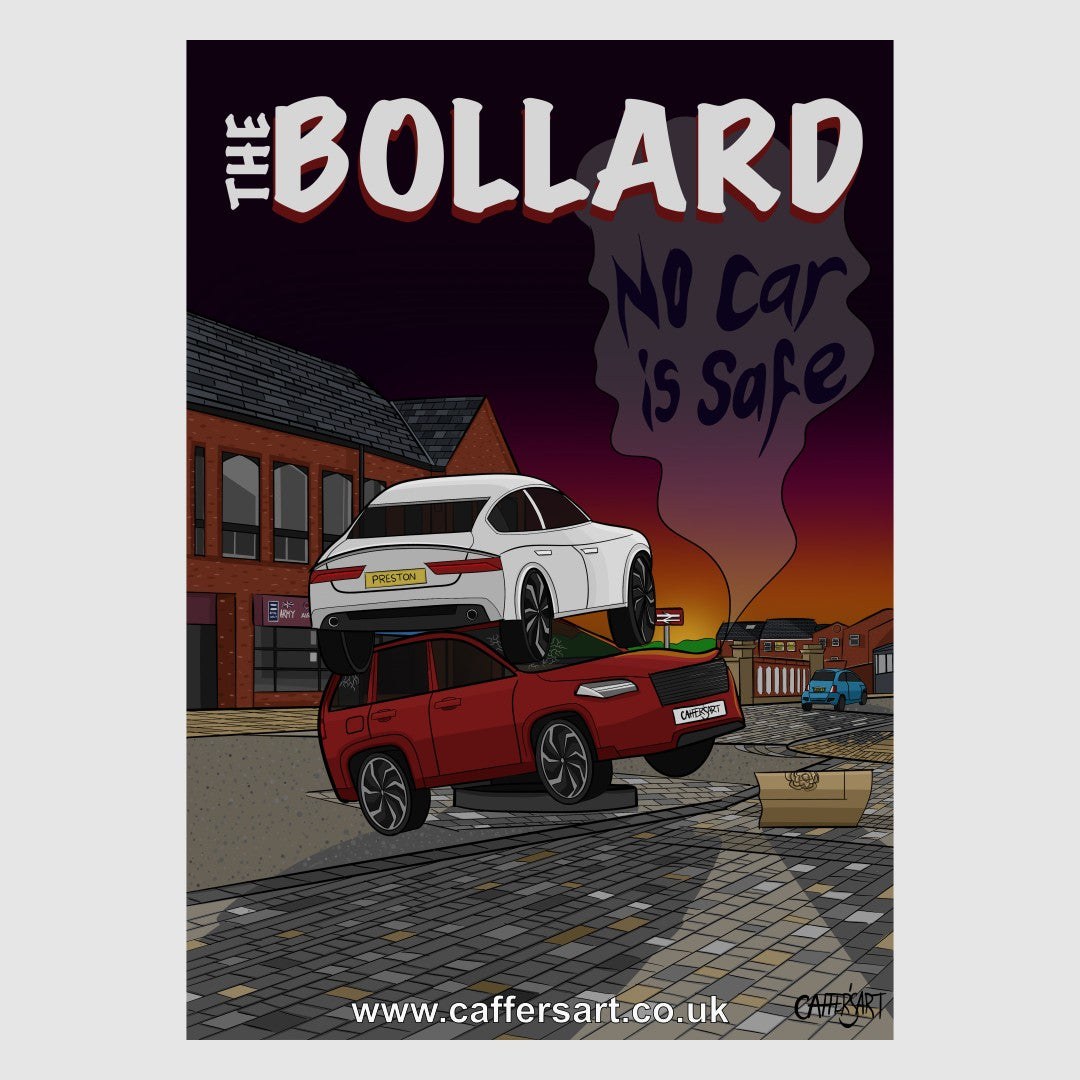 The Bollard Preston Art Print
