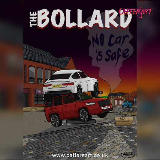 The Bollard Preston Art Print