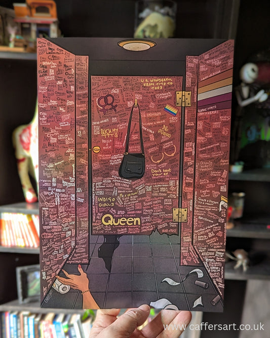 The Big Lesbian Toilet Art Print