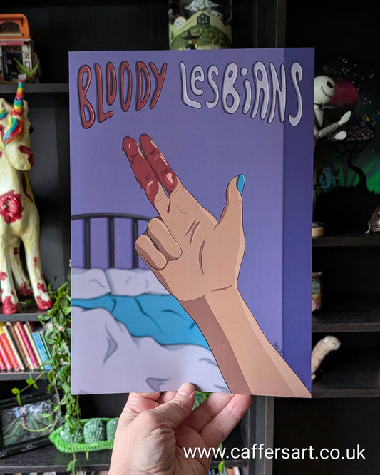 Bloody Lesbians Art Print