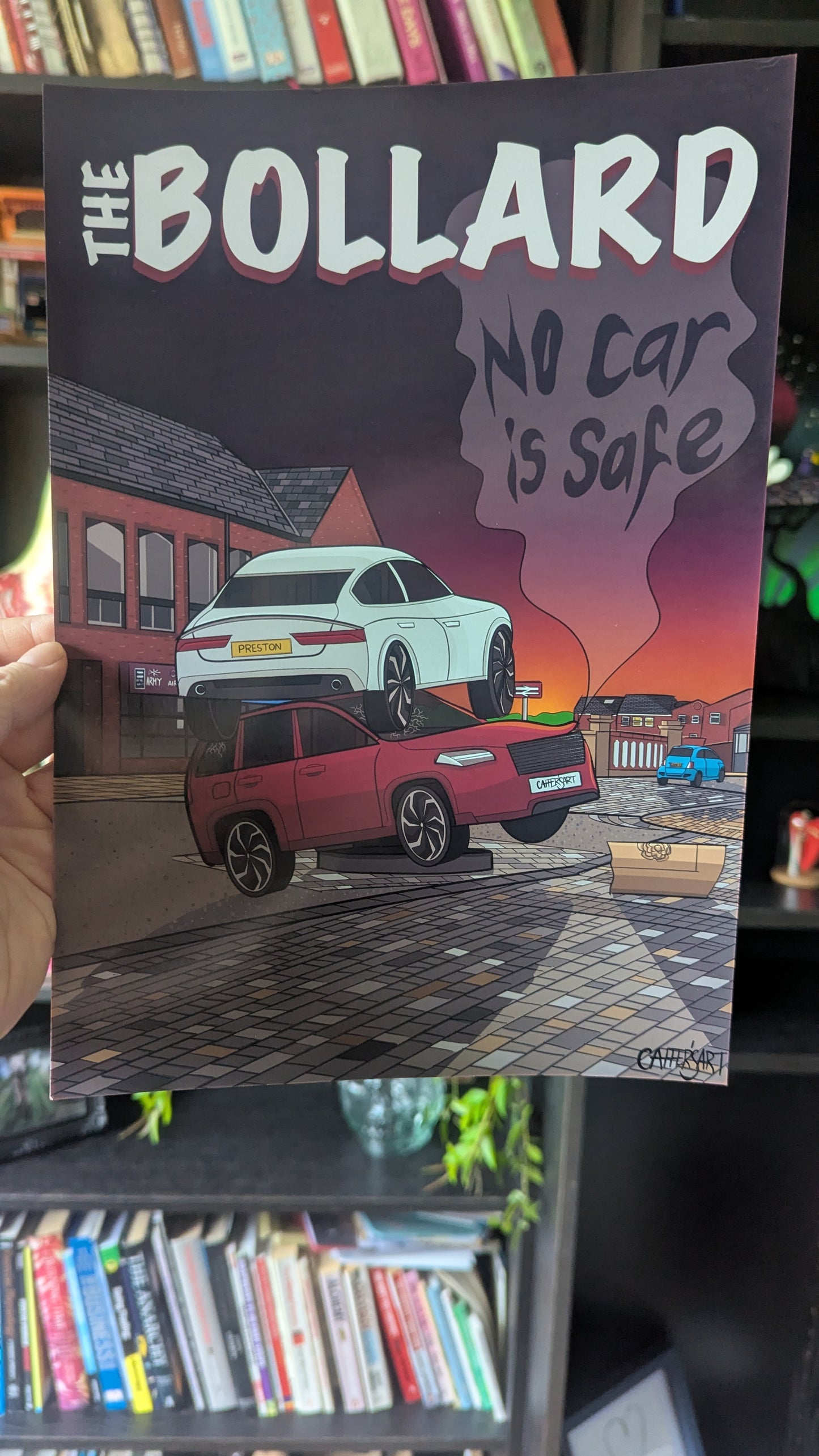 The Bollard Preston Art Print