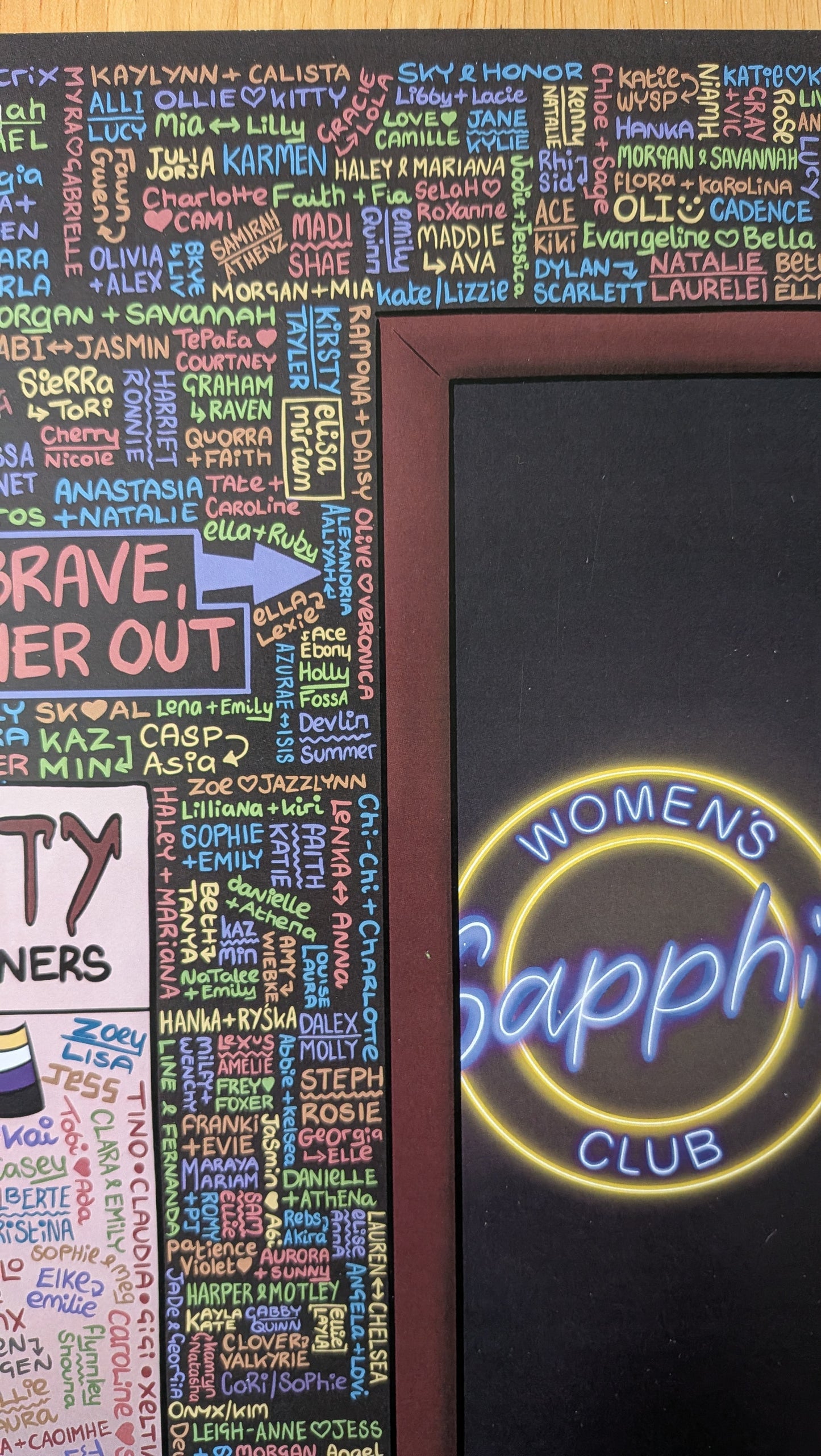 The Big Lesbian Tampon Machine Print