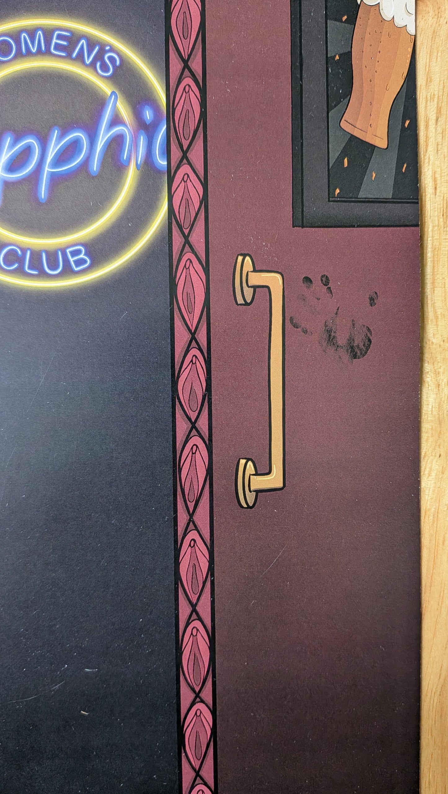 The Big Lesbian Tampon Machine Print