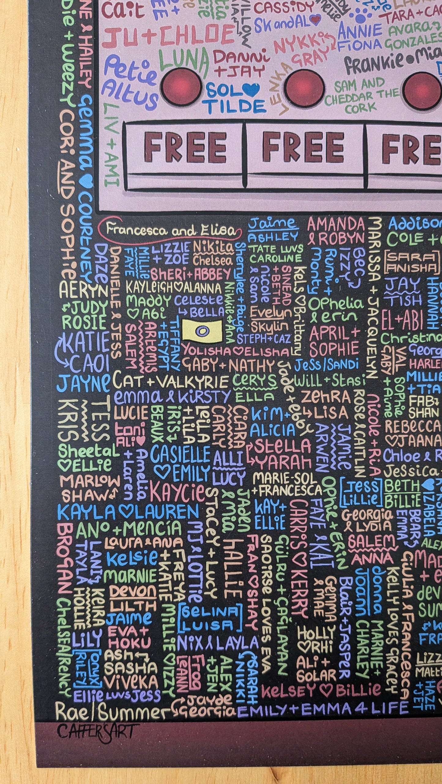 The Big Lesbian Tampon Machine Print