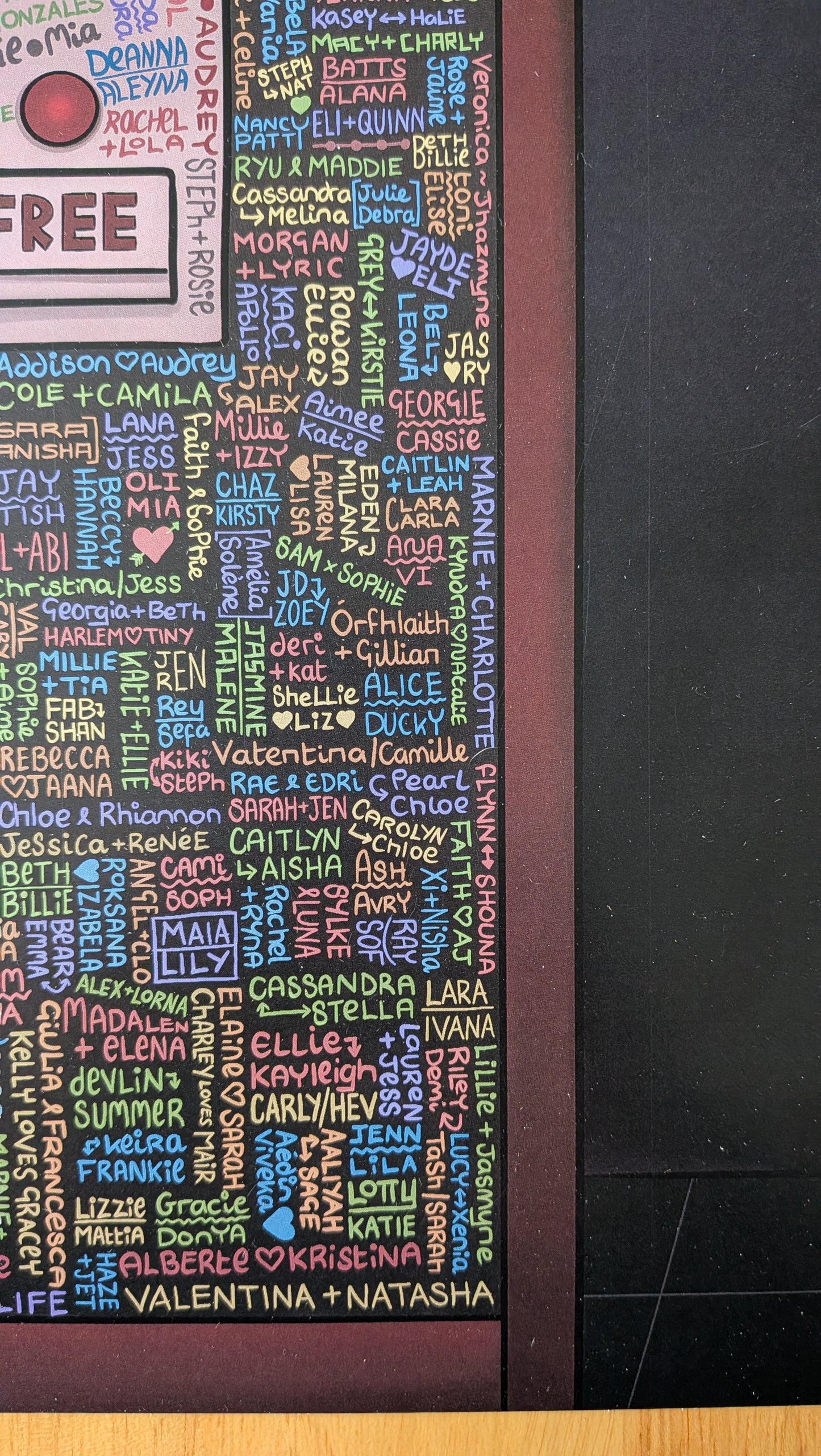 The Big Lesbian Tampon Machine Print