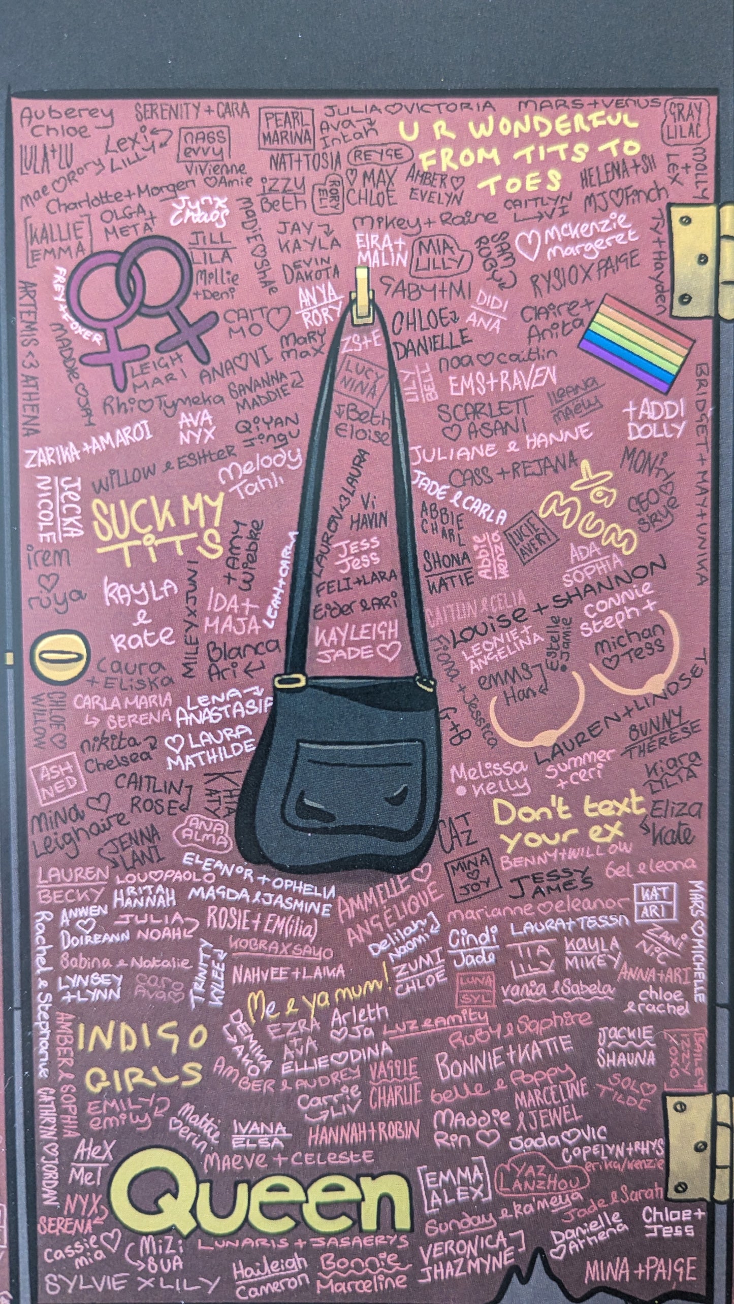 The Big Lesbian Toilet Art Print