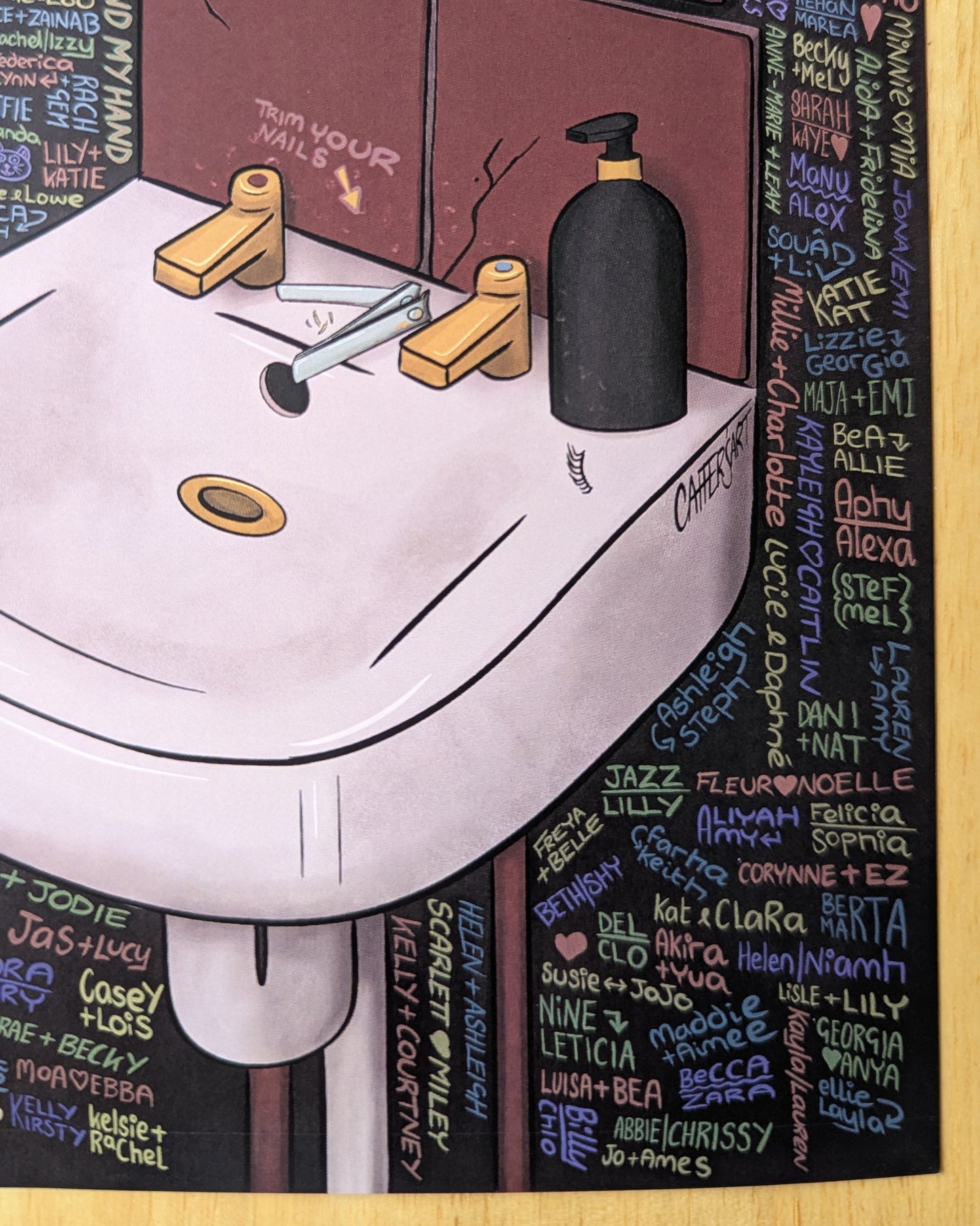 The Big Lesbian Sink Art Print