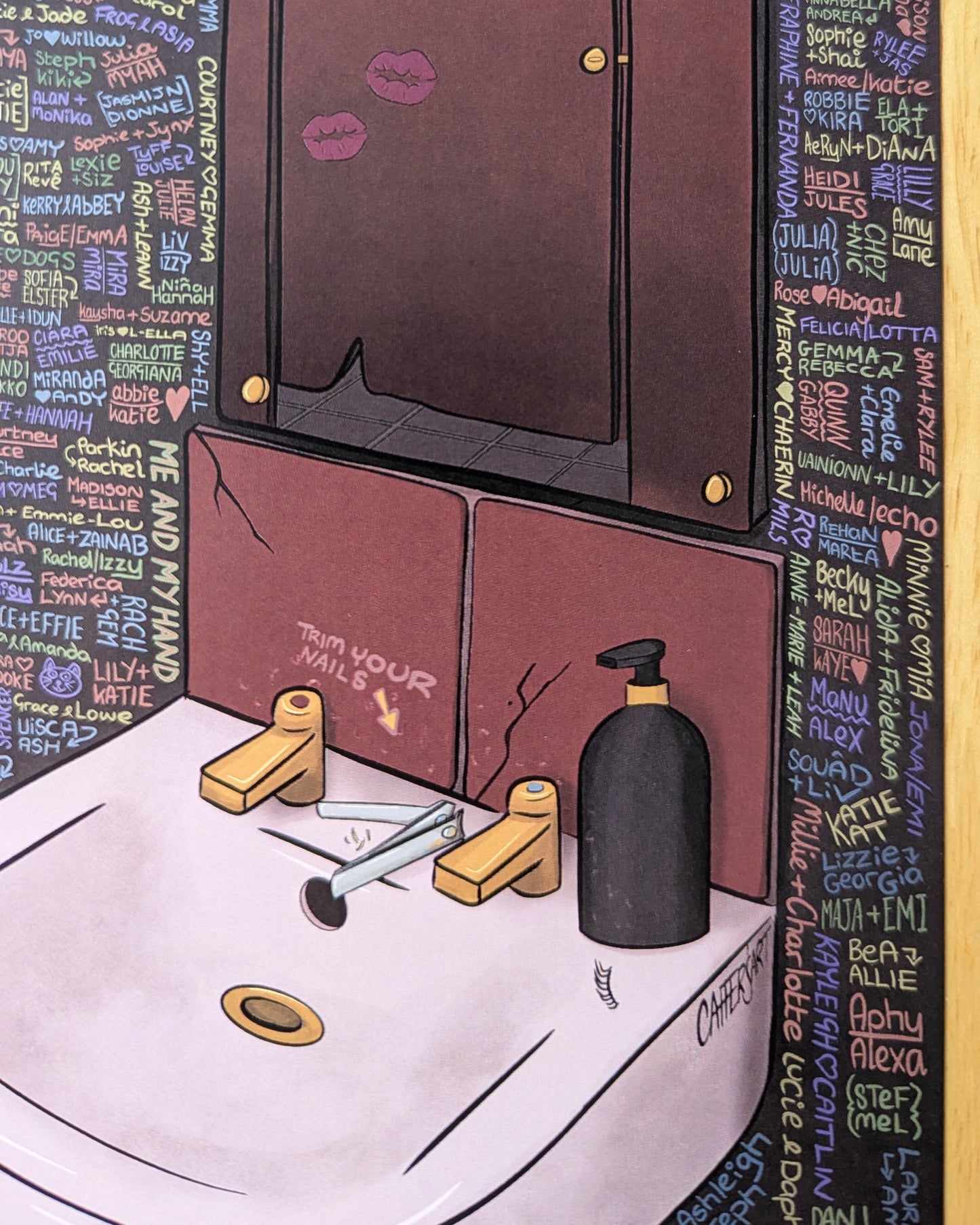 The Big Lesbian Sink Art Print