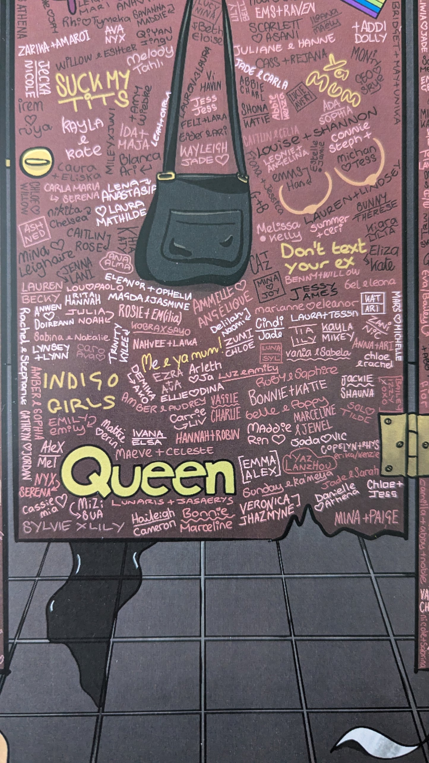 The Big Lesbian Toilet Art Print